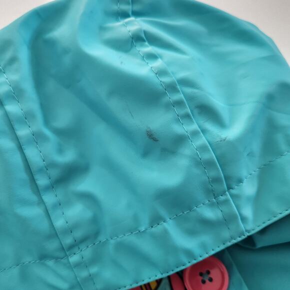 Western Chief Sanrio Hello Kitty in Flight Raincoat Turquoise & Pink | Girls 2T - Picture 10 of 11